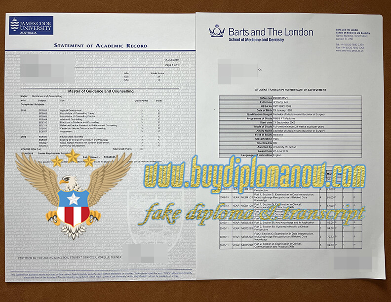 Buy James Cook University (JCU) fake degree 