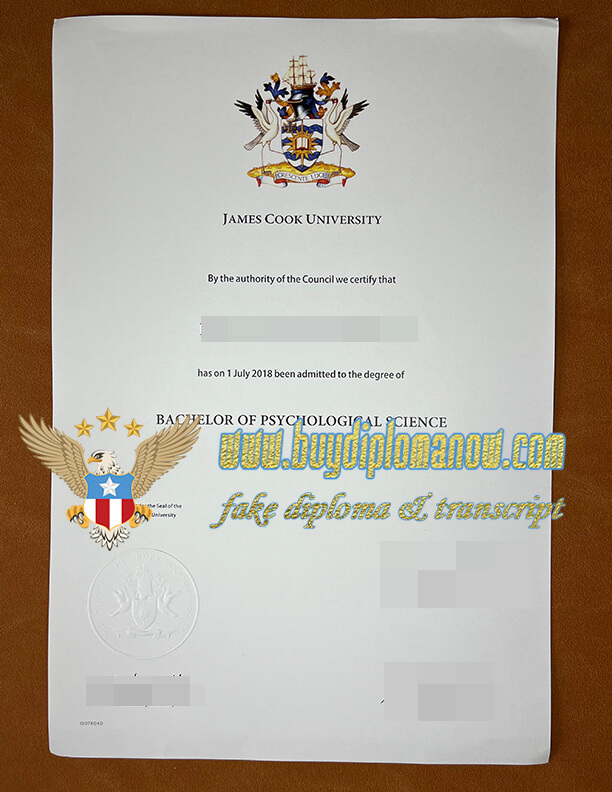 James Cook University fake degree