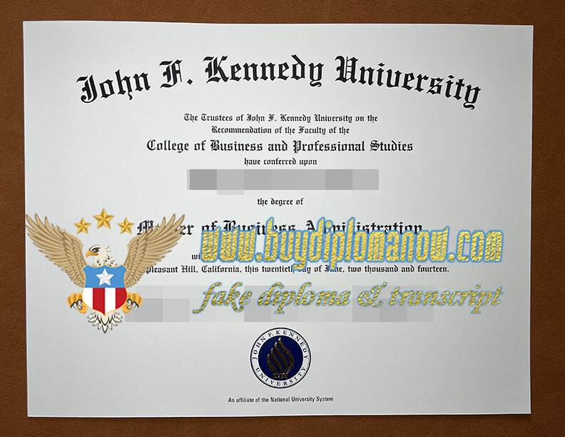 How to order a John F. Kennedy University fake diploma