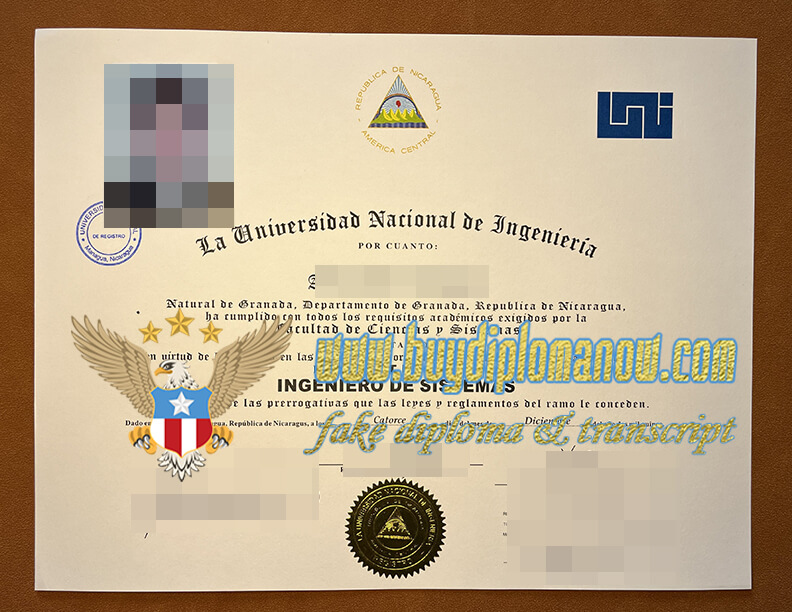 Order a Universidad Nacional de Ingenieria fake diploma
