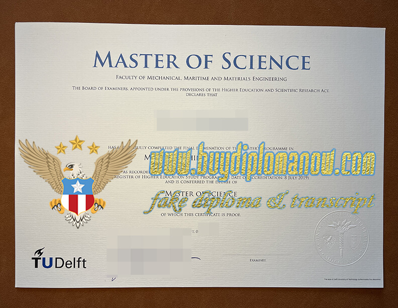 How to make a TU Delft fake diploma