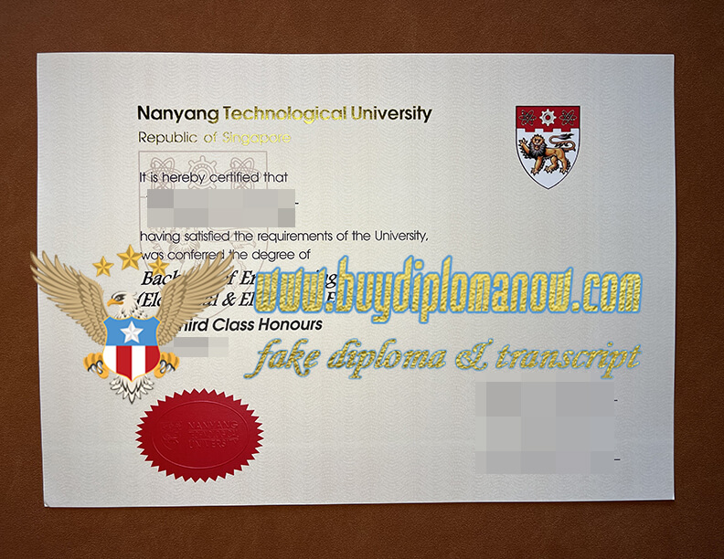 Buy a Nanyang Technological University fake diploma online