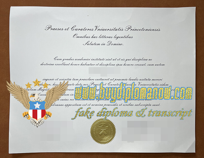 Verified Princeton University certificate Buy a Princeton University letter of proof