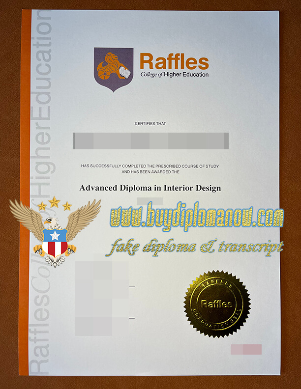 Where to make a Raffles Design Institute fake diploma