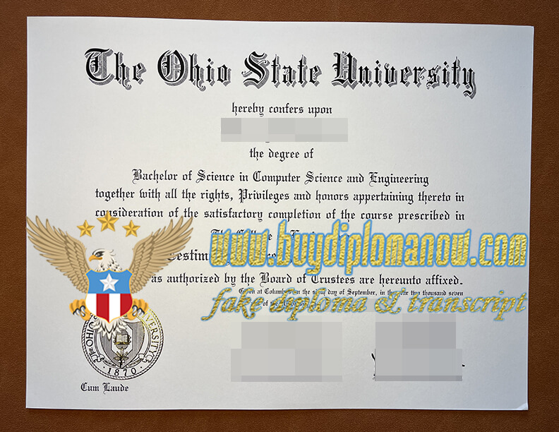 How to order a Ohio University fake diploma