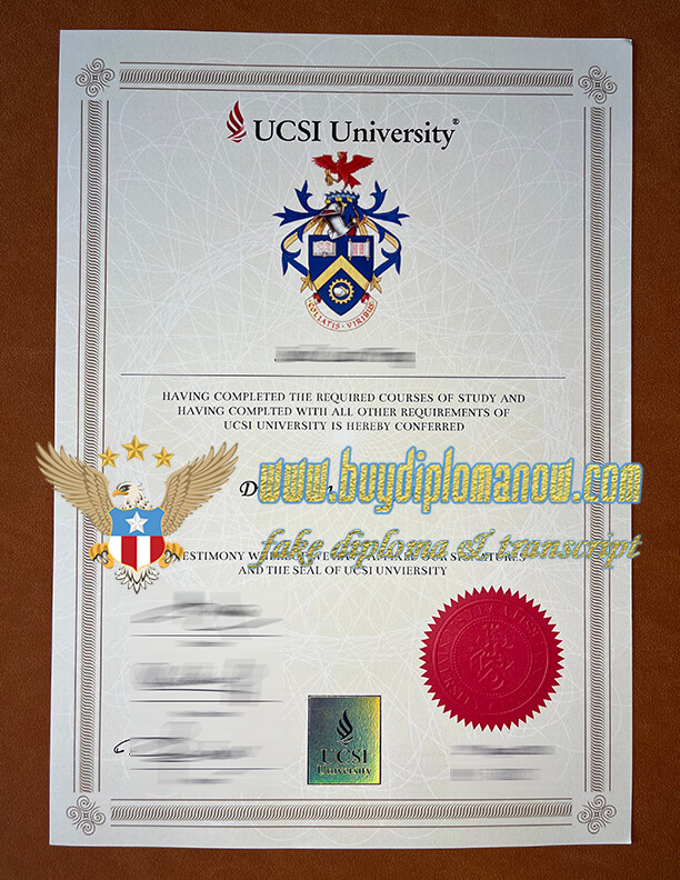 Make a UCSI University fake diploma