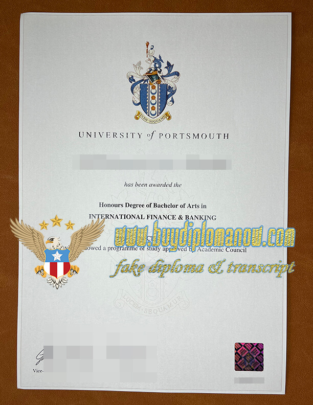 How get a University of Portsmouth fake diploma
