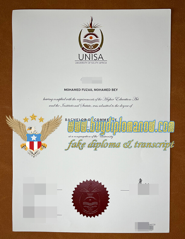 Buy UNISA fake diploma quickly UNISA fake degree