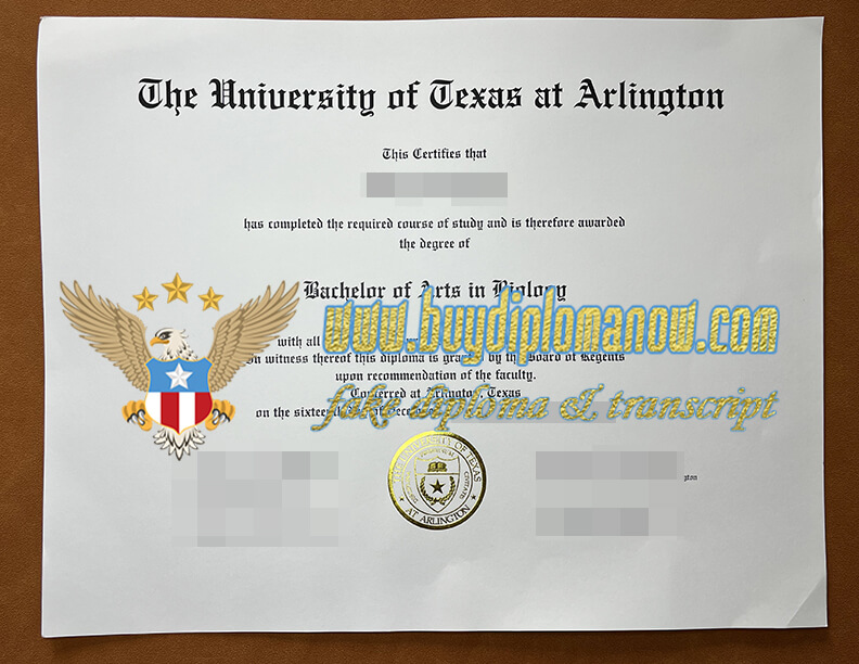 Buy a UT Arlington fake degree