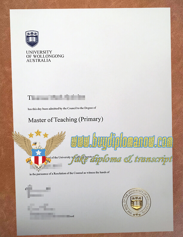 University of Wollongong fake diploma