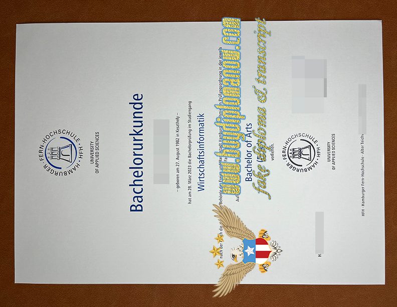 Make a HFH Fernhochschule Fake Diploma