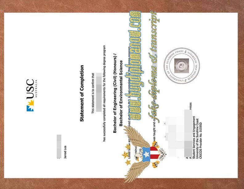 Order a University of The Sunshine Coast fake diploma