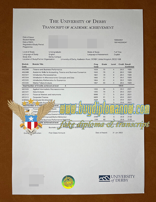 Where to buy University of Derby fake diploma Order a Unixersity of derby fake diploma