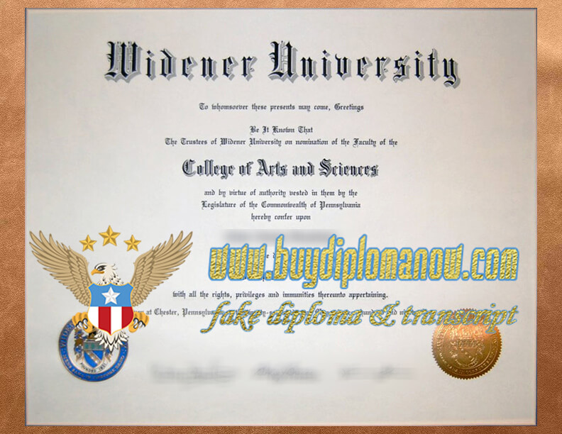 Widener University fake diploma