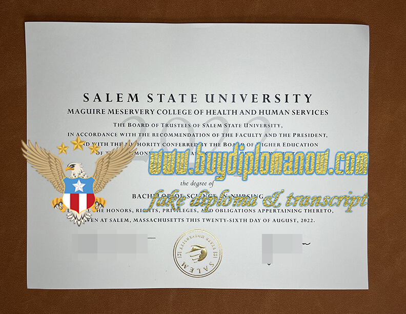 How to get a Salem State University fake diploma? Salem State University fake degree