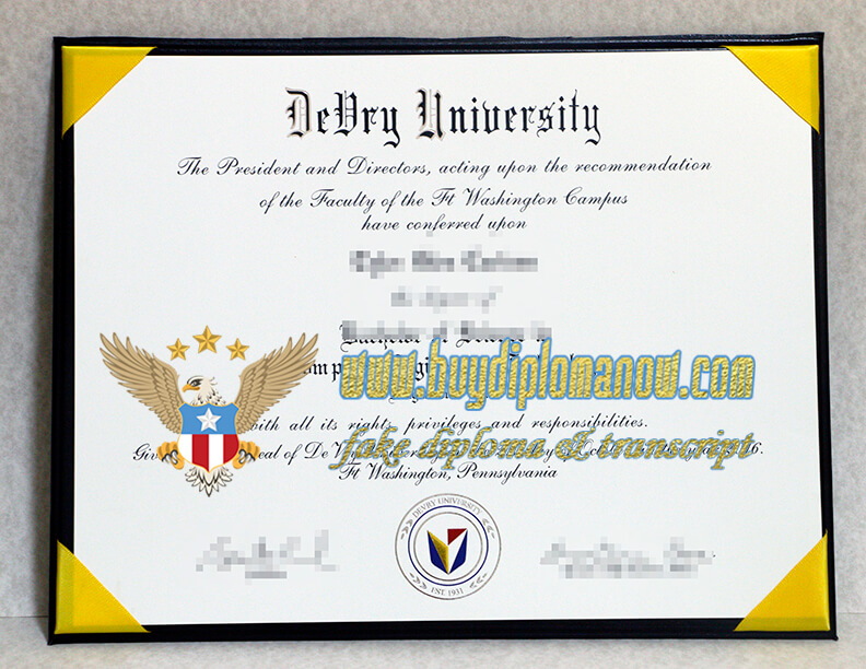 How to Buy Realistic DeVry University Fake Diplomas