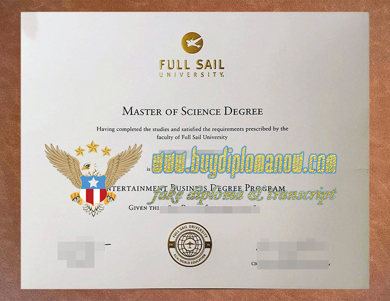 Full Sail University degree