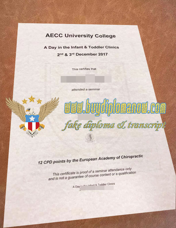 How to get a AECC University College fake degree