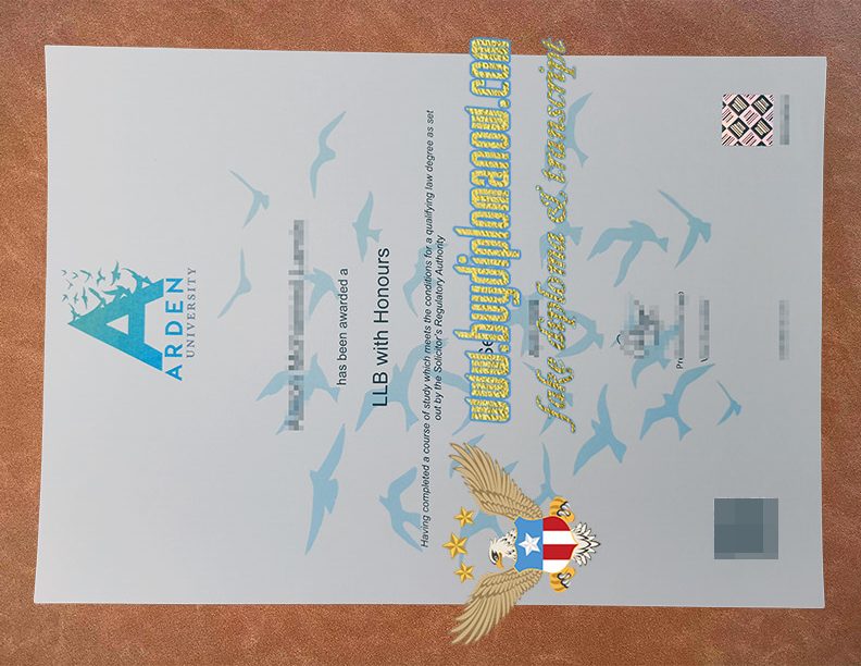 Order a Arden Universtiy fake diploma