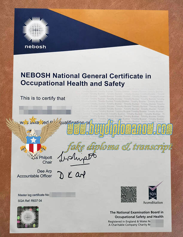 How to Buy NEBOSH Fake Certification