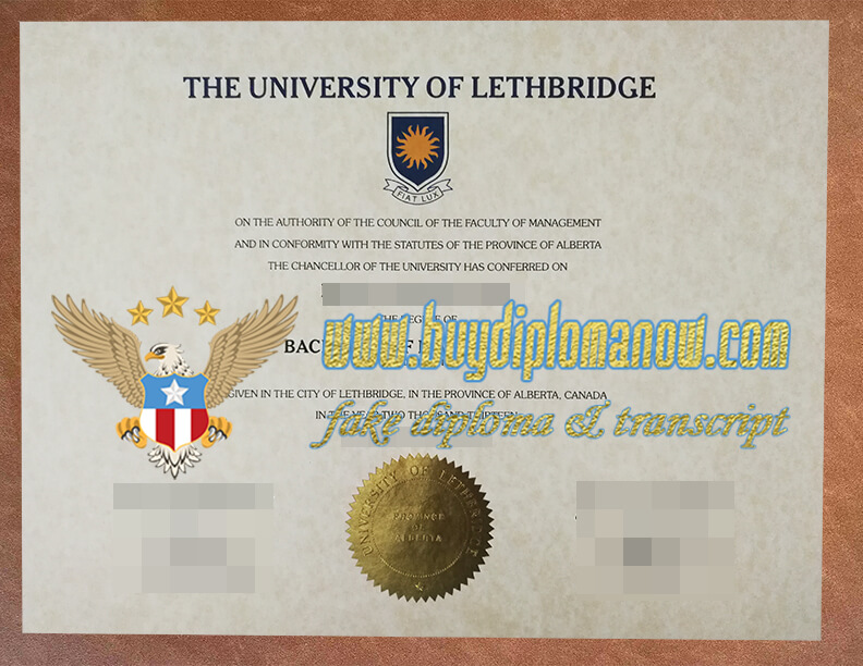 You can order University of Lethbridge fake diploma Order a University of Lethbridge fake diploma