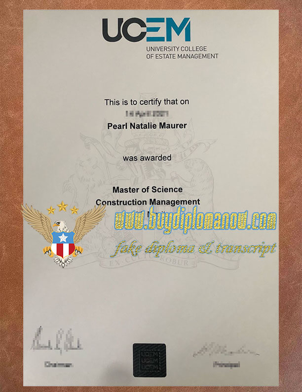 Get UCEM fake certificate by purchasing Order a UCEM fake certificate