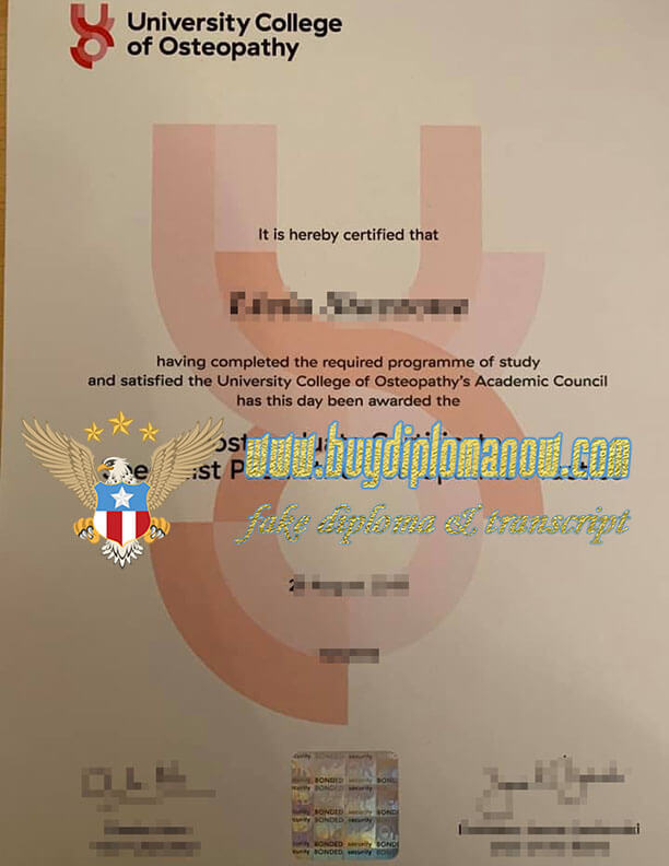 University College of Osteopathy fake diploma for sale How to make a University College of Osteopathy fake diploma