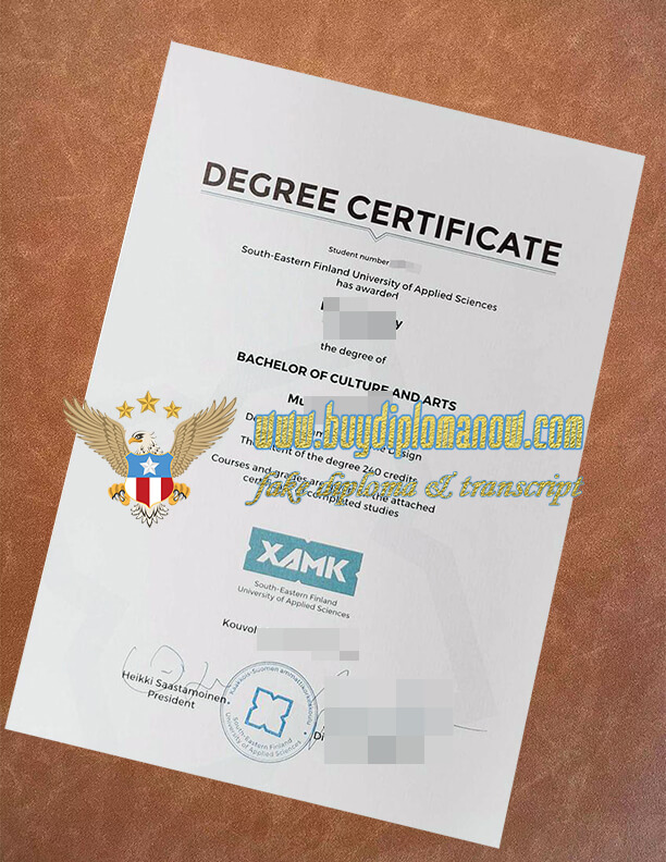 How much is XAMK fake diploma? Order a XAMK fake diploma