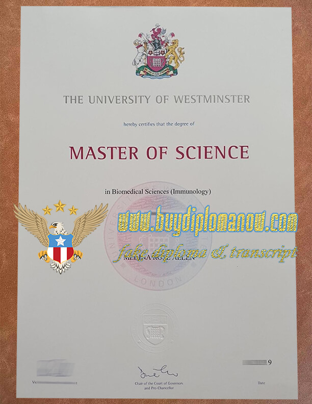 Can the University of Westminster Fake Degree be purchased?