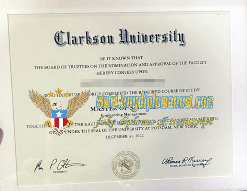 The Value of a Clarkson University Degree Clarkson University degrees available for purchase