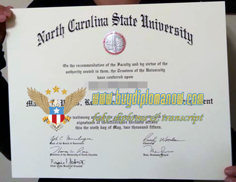Buy NC State fake diplomas online