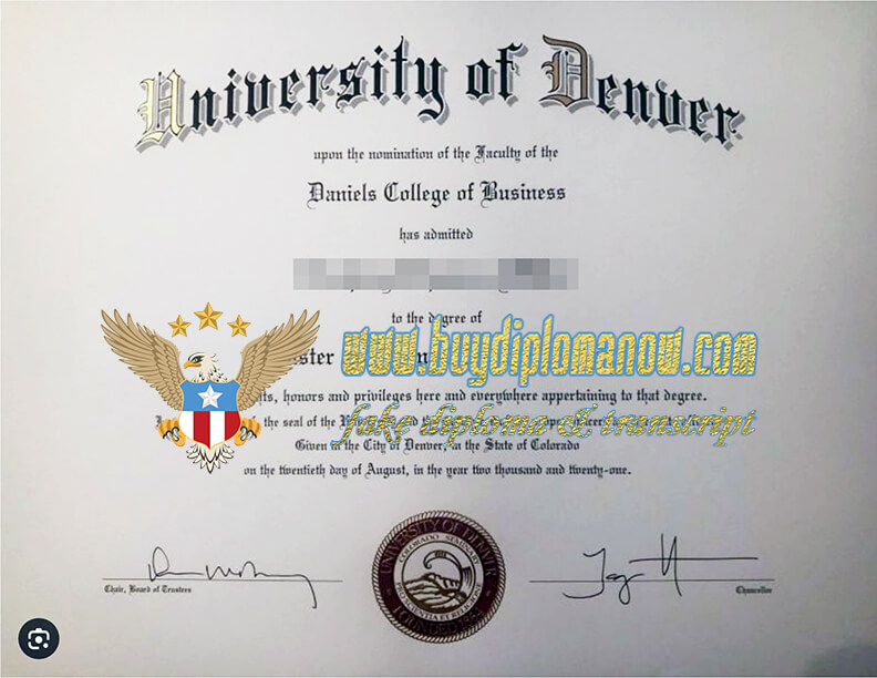University of Denver degrees available for purchase