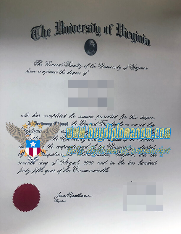 How to Order University of Virginia fake degree