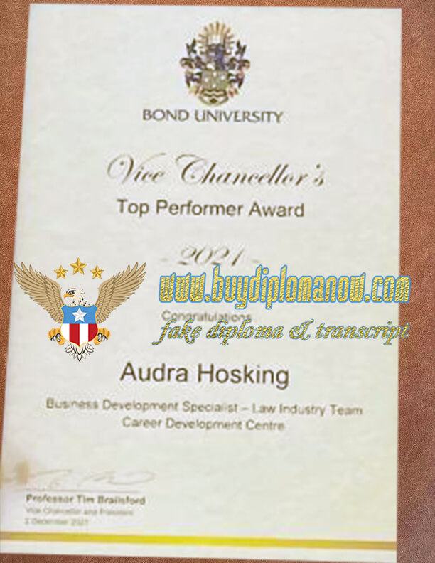 Buy Bond University Diploma Quickly