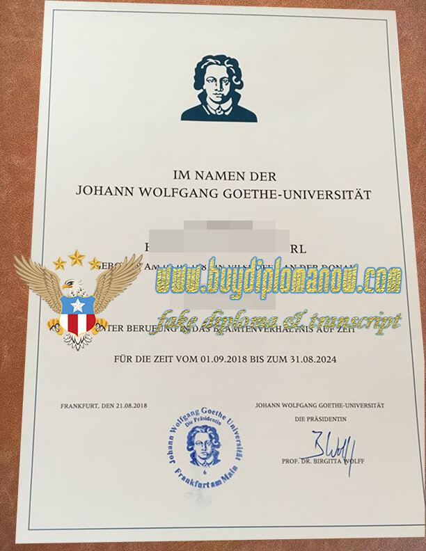 Earn your Goethe University Frankfurt diploma fast
