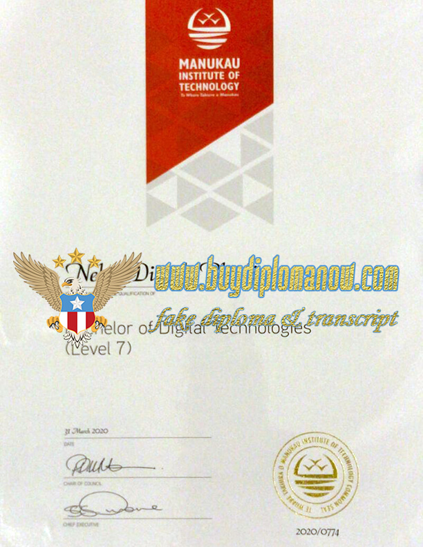 Offers a realistic Manukau Institute of Technology (MIT) diploma Create a realistic Manukau Institute of Technology diploma