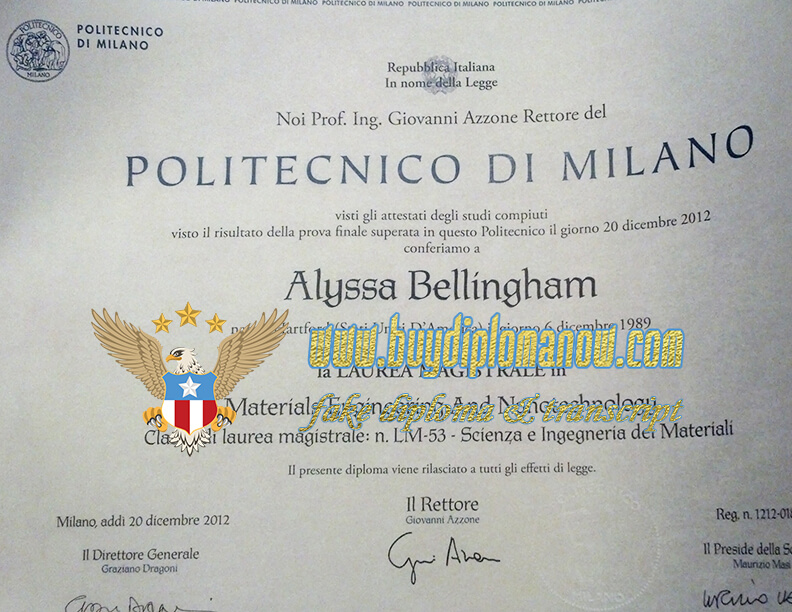 Where can I buy the Politecnico di Milano diploma Will I be caught buying a fake Politecnico di Milano diploma?