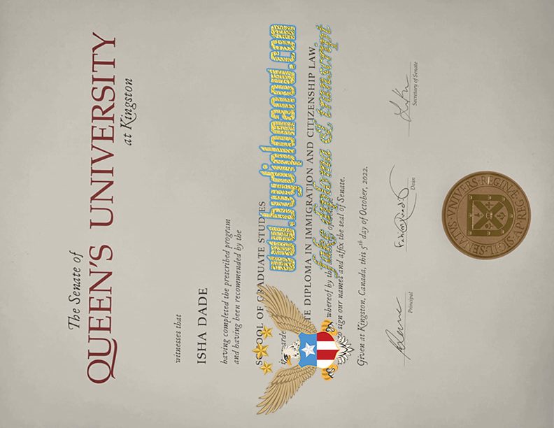 Buy Queen's University Diploma Quickly