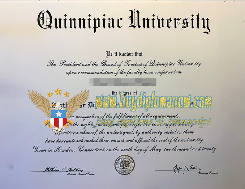 The most professional Quinnipiac University diploma manufacturer Is it legal to buy Quinnipiac University diploma online