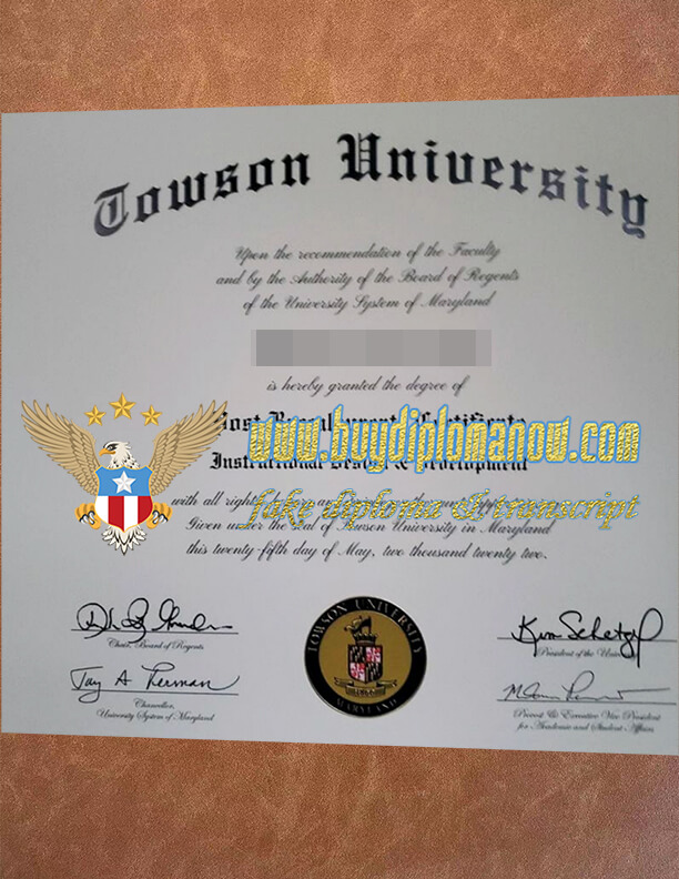 How to Buy a Towson University Diploma