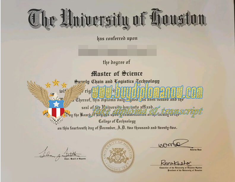 University of Houston diplomas that I can buy