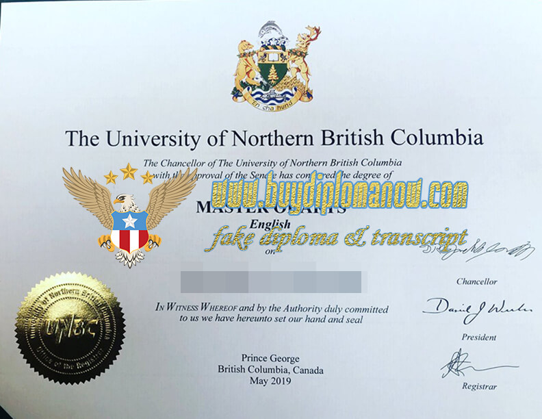 Buy UNBC Diploma Online