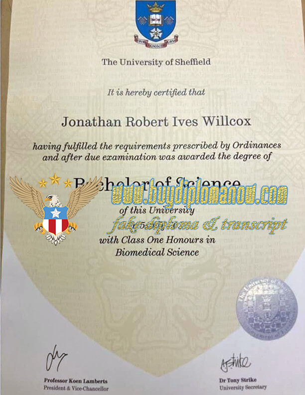 Find out how to buy a University of Sheffield diploma Buy University of Sheffield diplomas