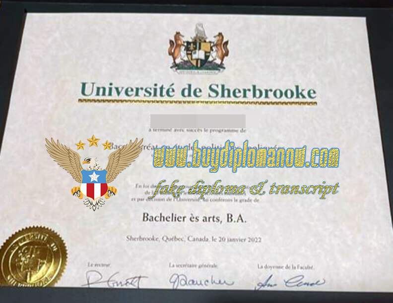 UdeS diplomas available