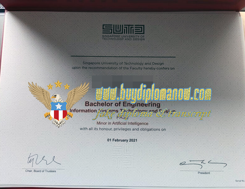 SUTD diplomas that I can order online