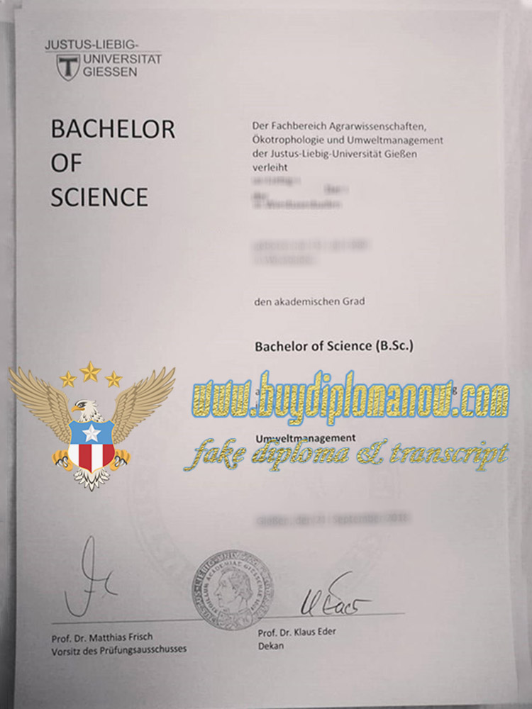 Can I buy a fake Justus-Liebig-Universität Gie&szlig;en diploma? 