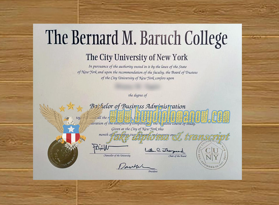  Is it easy to obtain a fake Baruch College degree? 